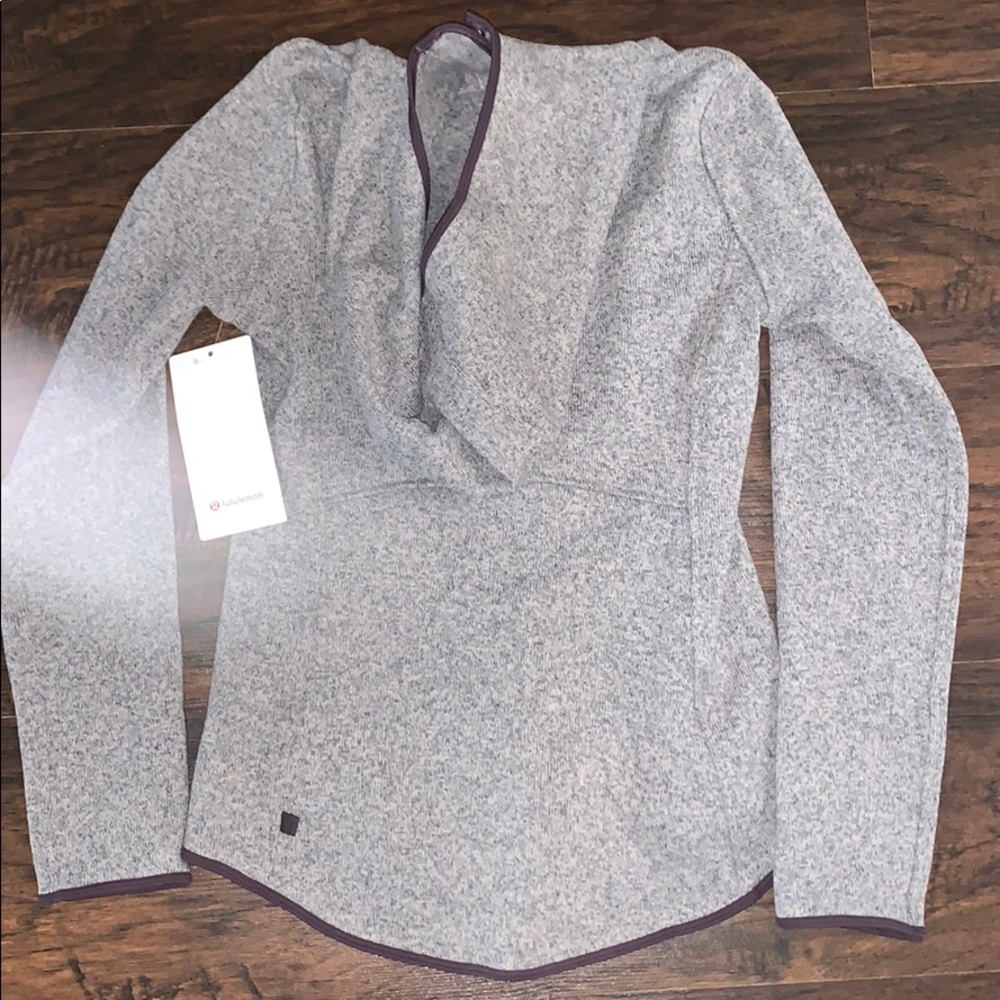 NWT Lululemon Lilac Fleece & Thank You Pullover 4 - Picture 6 of 7